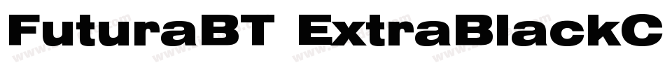 FuturaBT ExtraBlackC字体转换